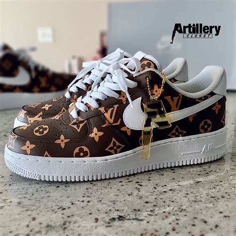 louis vuitton custom nike air force 1